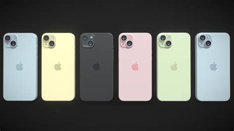 Apple iPhone 15 plus all colors - 3D model by madMIX [617a79e] - Sketchfab