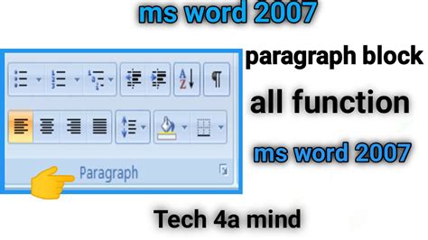 How To Use Paragraph Block In Ms Word Paragraph Group Paragraph