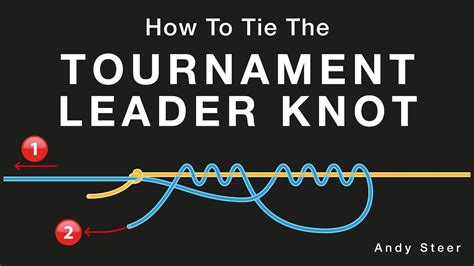 How To Tie The Tournament Leader Knot Youtube