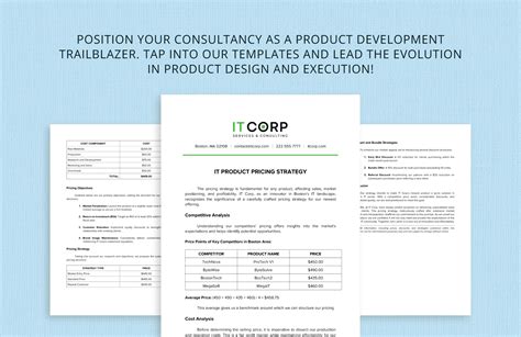 IT Product Pricing Strategy Template in Word, PDF, Google Docs ...