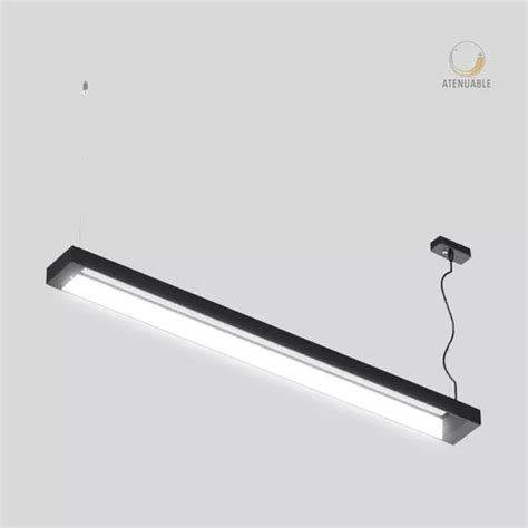 Lâmpada de teto suspensa LED Alum Ngr Tarazed 40w Tecnolite cor preta