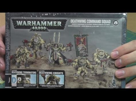 Warhammer 40k 40k Miniatures Dark Angels Deathwing Command Terminators Knights Squad Warhammer