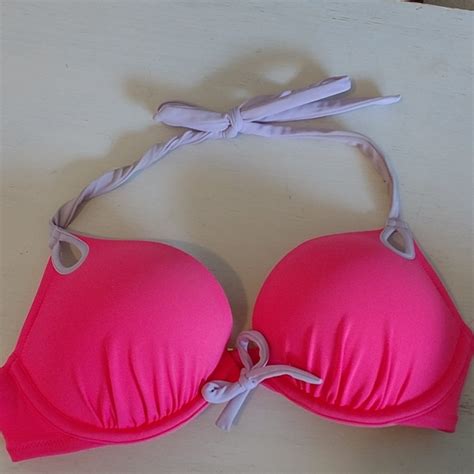 Victorias Secret Swim Victorias Secret Push Up Bikini Swim Top 32c