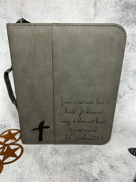 Custom Bible Cover For Women Engraved Ts Book Cover With Bible