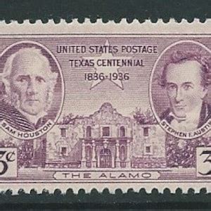 3c Texas Centennial Stamp Issue Of 1936 Vintage Unused US Postage