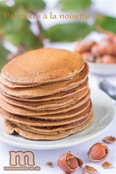 Pancakes à la noisette Macaronette et cie Food Breakfast Pancakes