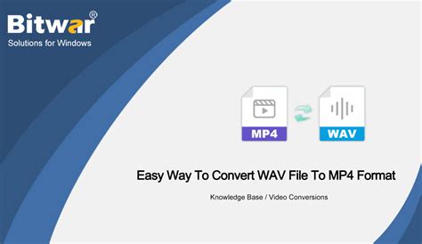 Easy Way To Convert Wav File To Mp Format Bitwarsoft