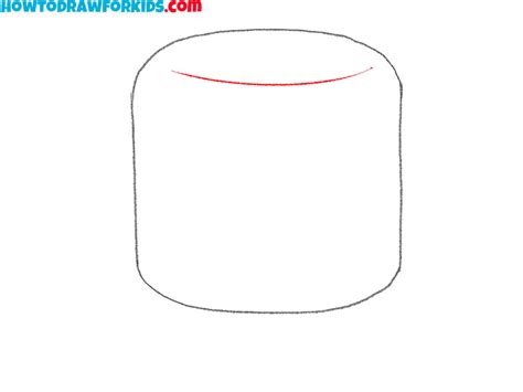 How To Draw A Marshmallow Easy Drawing Tutorial For Kids