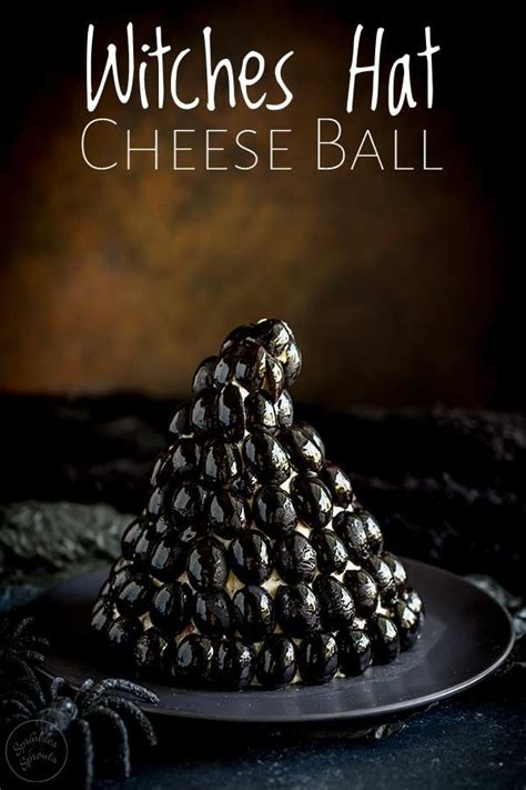 This Witches Hat Cheese Ball Is A Great Halloween Party Appetizer Put