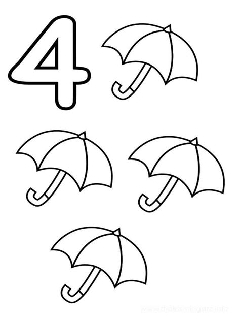 123 Numbers coloring pages