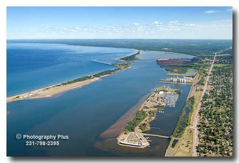 Aerial Photo Looking East Towards The Superior Wisconsin Harbor