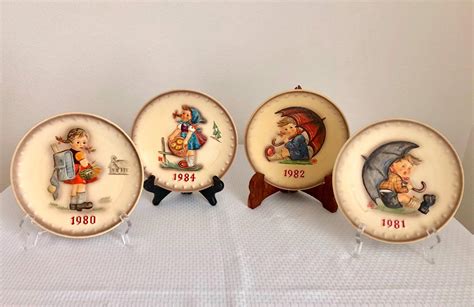 Lot M J Hummel Annual Collector Plates And