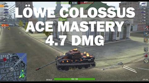 LÖWE COLOSSUS Ace Mastery 4 7 DMG WOT Blitz YouTube