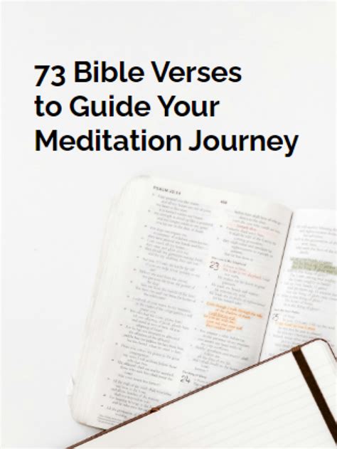 73 Bible Verses to Guide Your Meditation Journey - 24hourfamily.com