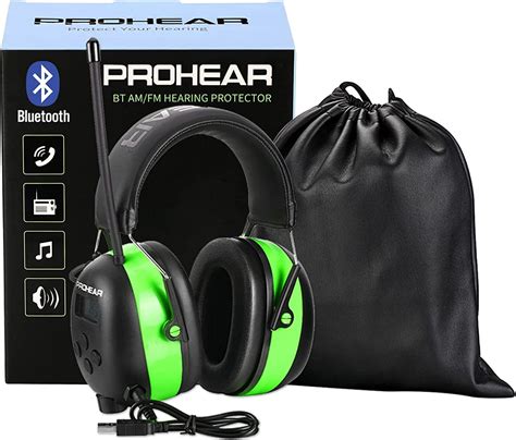 Prohear Upgraded Bluetooth Hearing Protection Am Fm Radio