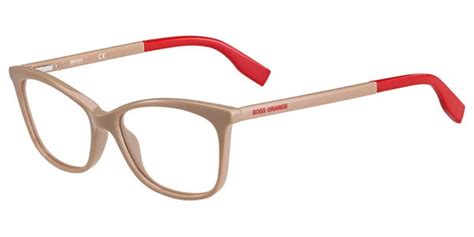 Hugo Boss Orange BO0289 FWM Nude Square Women S Propionate Eyeglasses Walmart