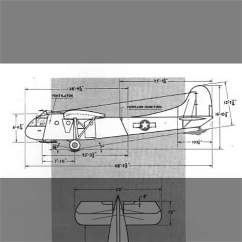 3-view of CG-4A: The Waco Glider - Member Spotlight on Fold3