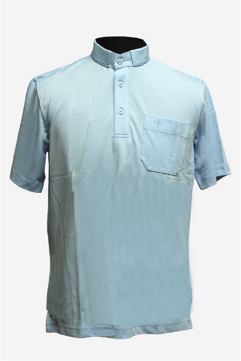 Clerical Shirt Light Blue Short Sleeve Medium Xt6 50235 Mlhtblu