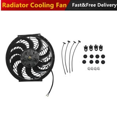 Universal Slim Fan Push Pull Electric Radiator Cooling V W W