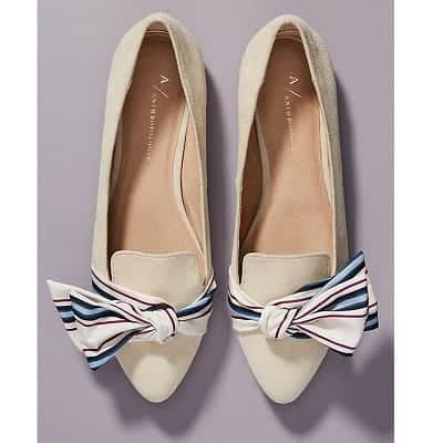 Accessory Tuesday Alexandra Bow Tied Flats CorporetteMoms