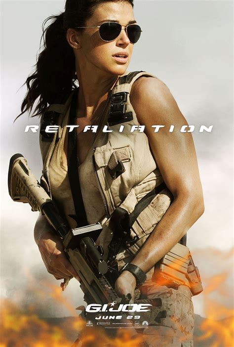 Two G I Joe Retaliation Lady Jaye Character Posters Gi Joe