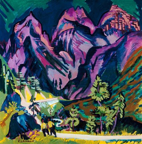 Sertigberge Ernst Ludwig Kirchner Als Kunstdruck Oder Gem Lde