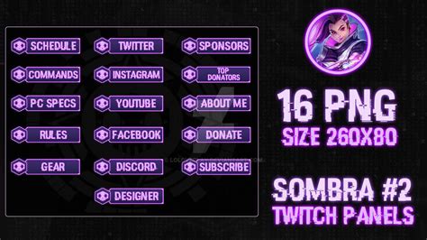 Twitch panels examples - plmluna