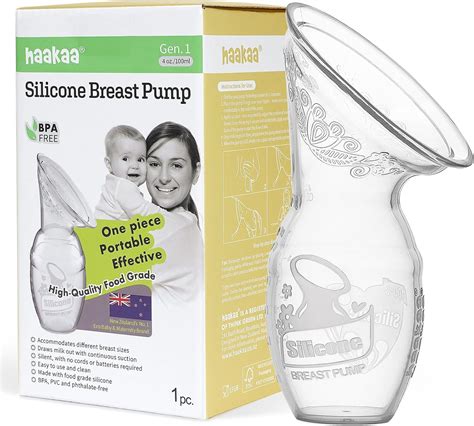 Haakaa Silicone Manual Breast Pump Food Grade Silicone Adjustable