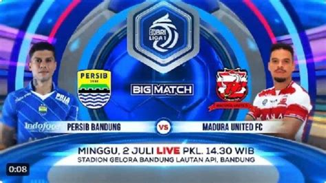 Live Gratis Tv Indosiar Link Dan Cara Streaming Bola Persib Vs Madura