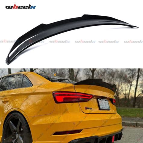 Highkick Psm Style Trunk Spoiler Wing For 14 20 Audi A3 S3 Rs3 Sedan