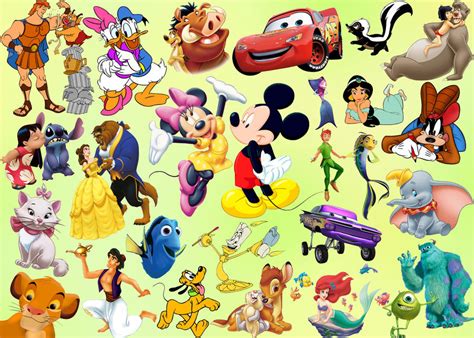 Disney Character Art Collages