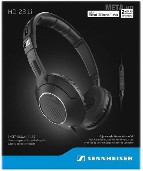 Tai Nghe Headphone Sennheiser Hd231i Hd 231i Chính Hãng Giá Rẻ