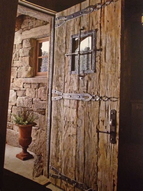 Rustic Door Rusticinteriorlivingroom Rustic Doors Wood Exterior