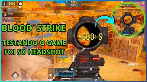 Só Headshot BLOOD STRIKE pc Jogando primeira vez 4 Vs 4 2K YouTube