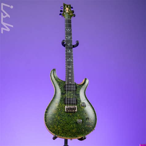 PRS Private Stock Custom 24 Hardtail Rainforest Green Satin – Ish Guitars