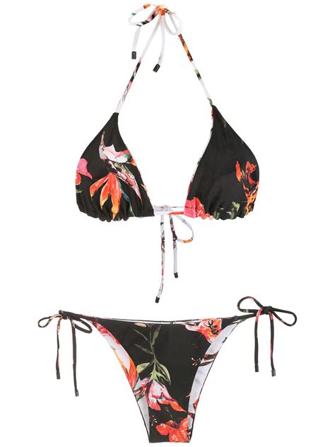 OSKLEN Hibiscus Reversible Bikini Set Editorialist