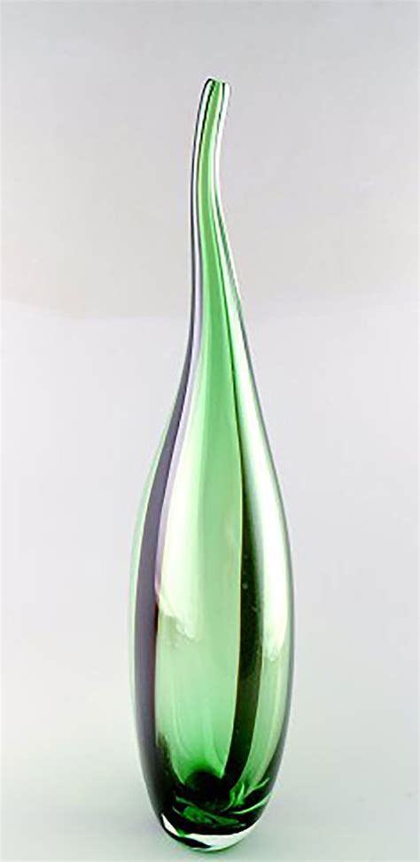 Murano Large Art Glass Floor Vase Unstamped For Sale At 1stdibs Large Glass Floor Vases