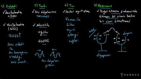 Ses ve Deprem Dalgaları Konu Anlatımı Videolu Örnek Soru Çözümü Kunduz