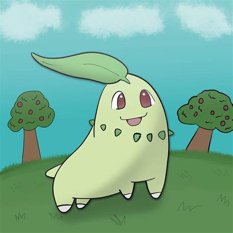 Chikorita by jaksin12 on DeviantArt