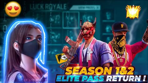 Finally All Old Elite Pass Return In Freefire Free Fire Girl Live