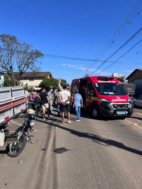 Acidente Envolve Carro E Moto Em Catanduvas Minha Gua Doce