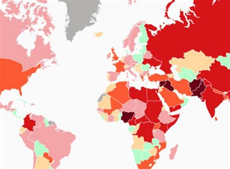 The Top 10 Countries Which Suffer The Most From Terrorism Most Of