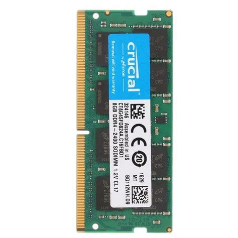 Crucial Sodimm Gb Ddr V Cl Ct G Sfs A Quickhard