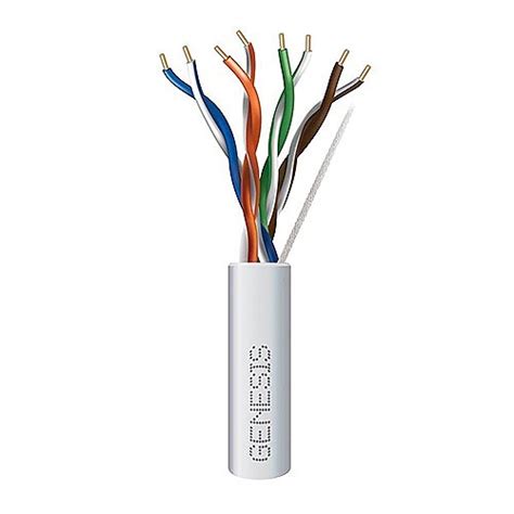 Genesis Cat E Non Plenum Cable Solid Bc Unshielded Utp