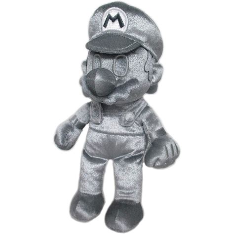 Sanei Super Mario All Star Collection Metal Mario Plush Small