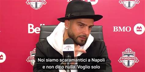 Insigne Napoli Li Sento Tutti I Giorni Sono Scaramantico Ma Video