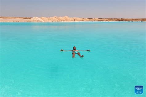 In Pics Salt Lake At Siwa Oasis In Egypt People S Daily Online