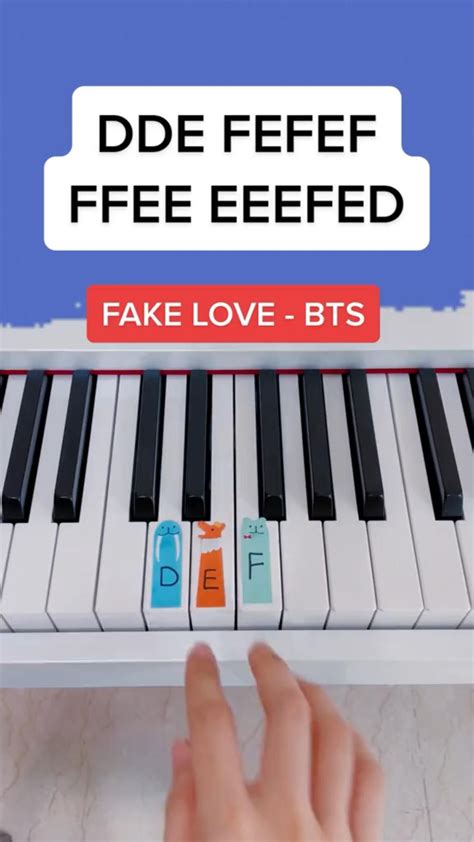 Fake Love Bts Piano Tutorial Easypianotutorial Artofit