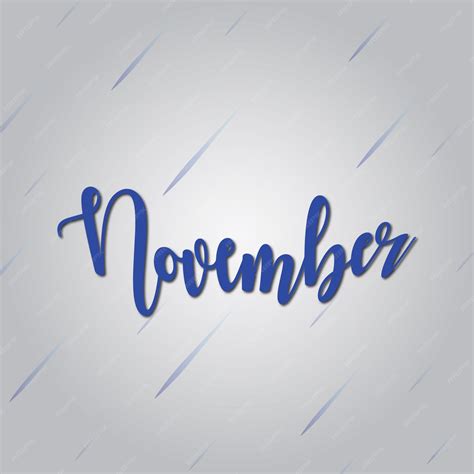 Premium Vector | Hello november, welcome november text for greetings ... 