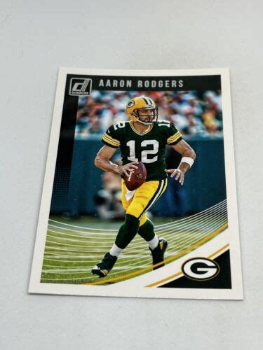 Aaron Rodgers 2018 Panini Donruss Football 103 Green Bay Packers EBay